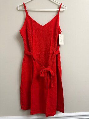 Universal Thread Women’s Sleeveless Orange Midi Dress – Size Large ~ NWT!!